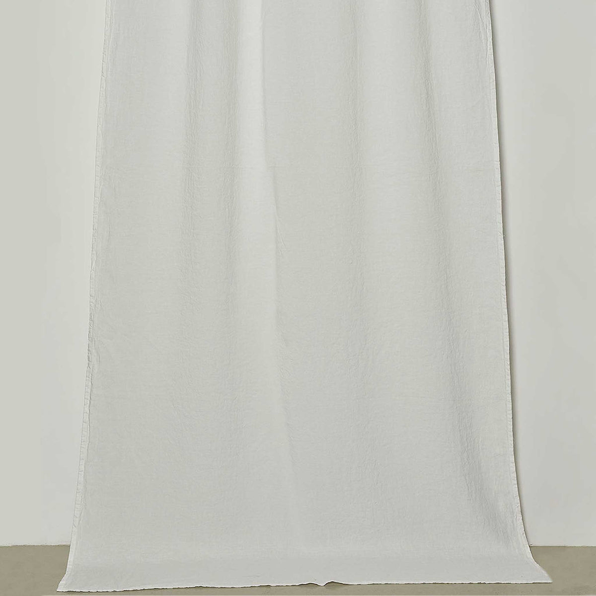 Curtain with A'jour embroidery, drawstring trim * while stocks last