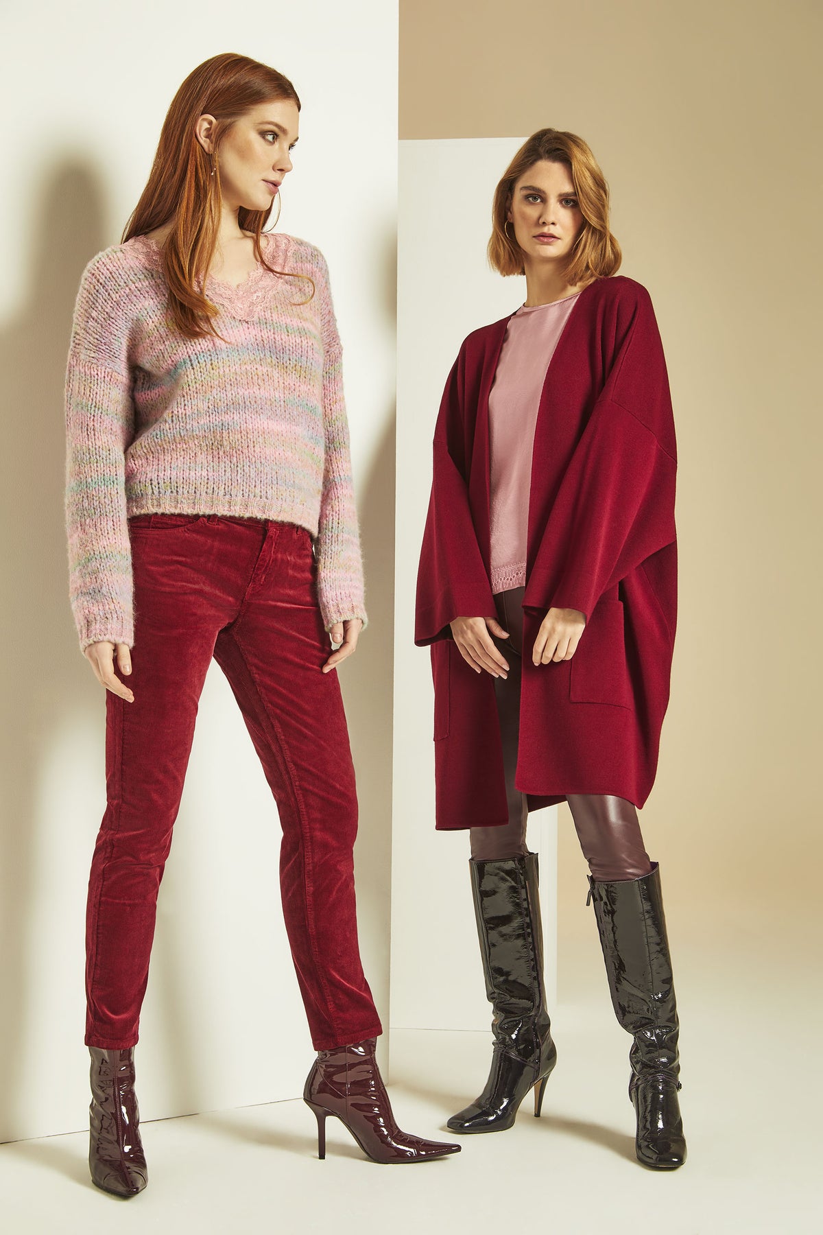 Cardigan with 2 patch pockets