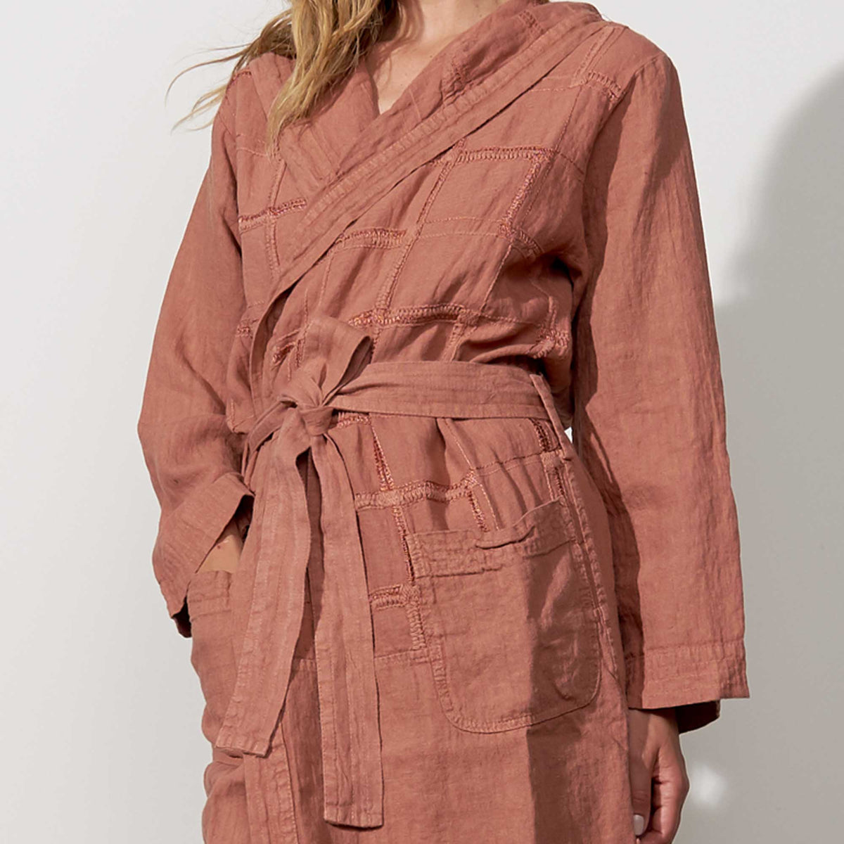 Unisex hooded Scottish tartan bathrobe * while stocks last