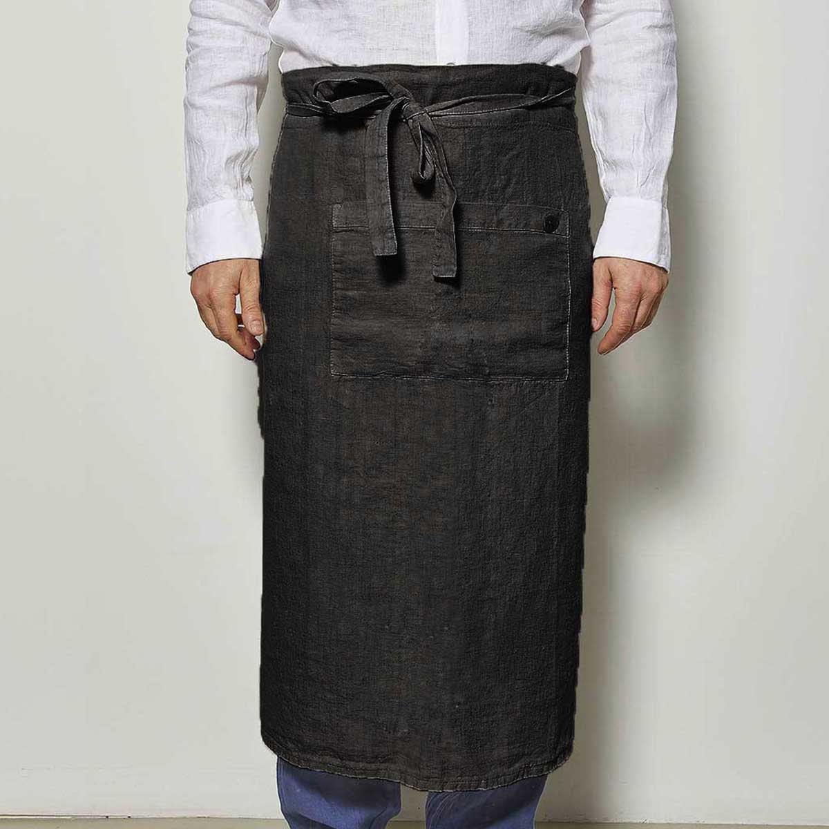 Low-waisted apron