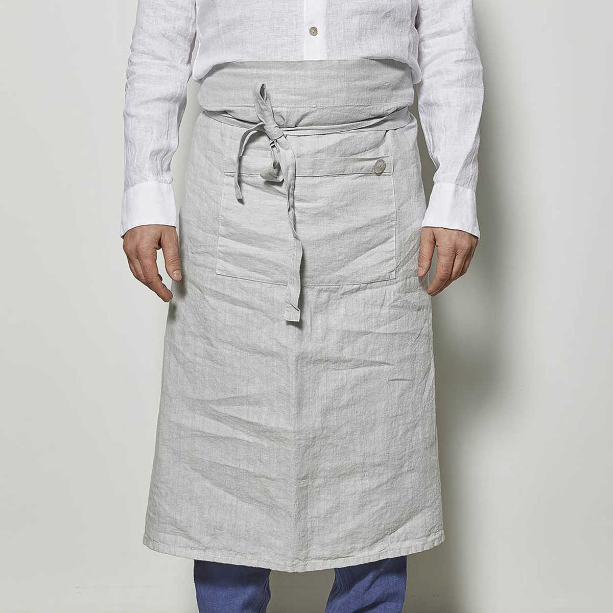 Low-waisted apron