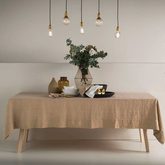 Tablecloth with frame