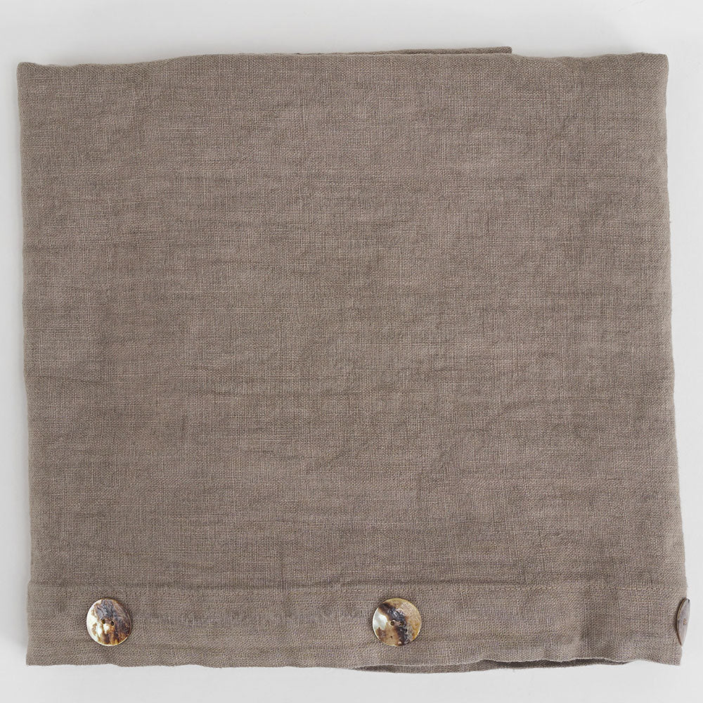 Modular modular tablecloth with buttons and buttonholes