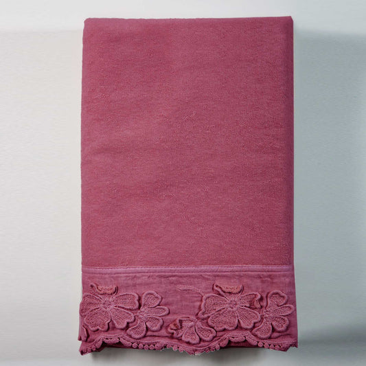 Terry towel with Petals embroidery * while stocks last