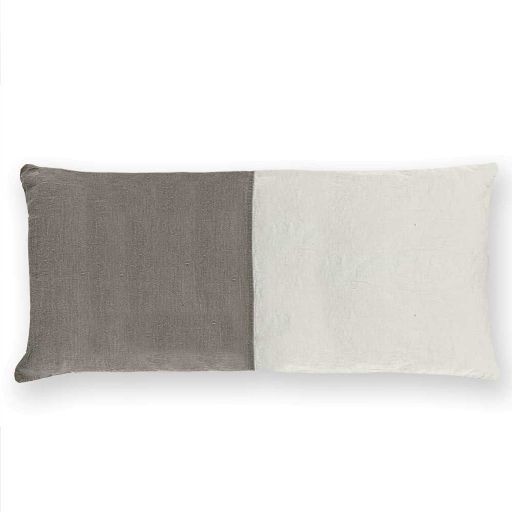 Federa arredo in lino bicolor * fino a esaurimento