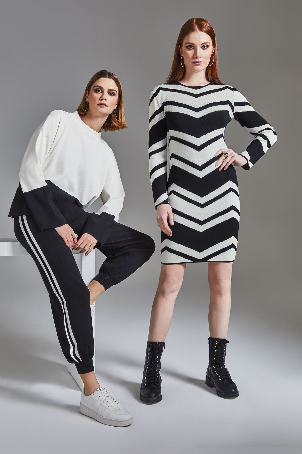 Abstract pattern dress