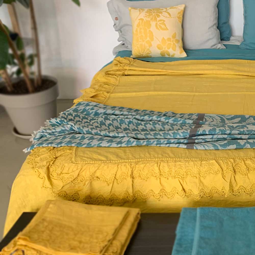 Sangallo embroidered bedspread *while stocks last