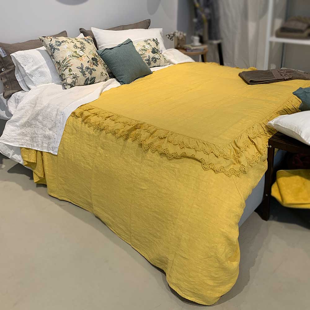 Sangallo embroidered bedspread *while stocks last