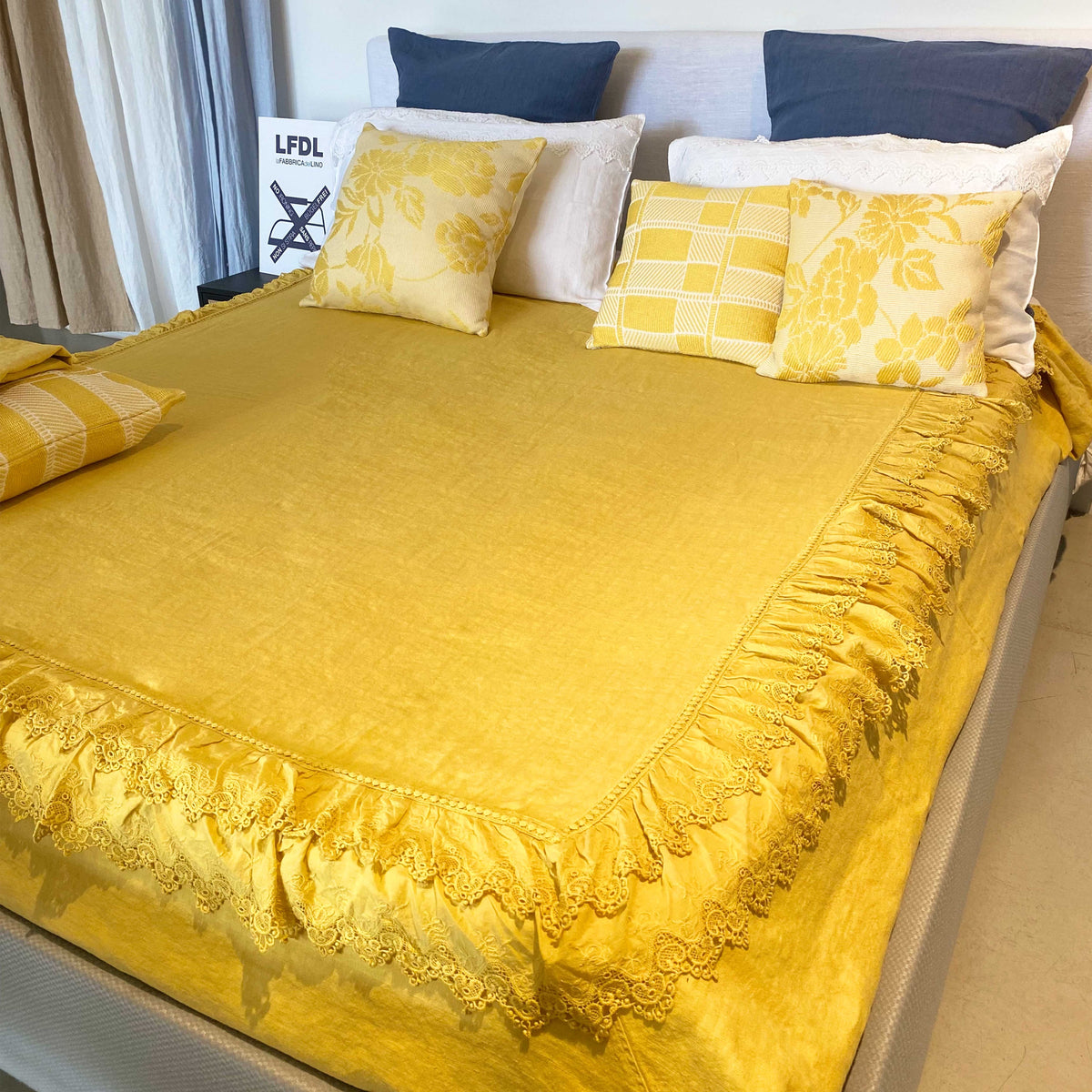 Sangallo embroidered bedspread *while stocks last