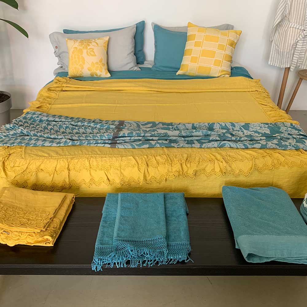 Sangallo embroidered bedspread *while stocks last