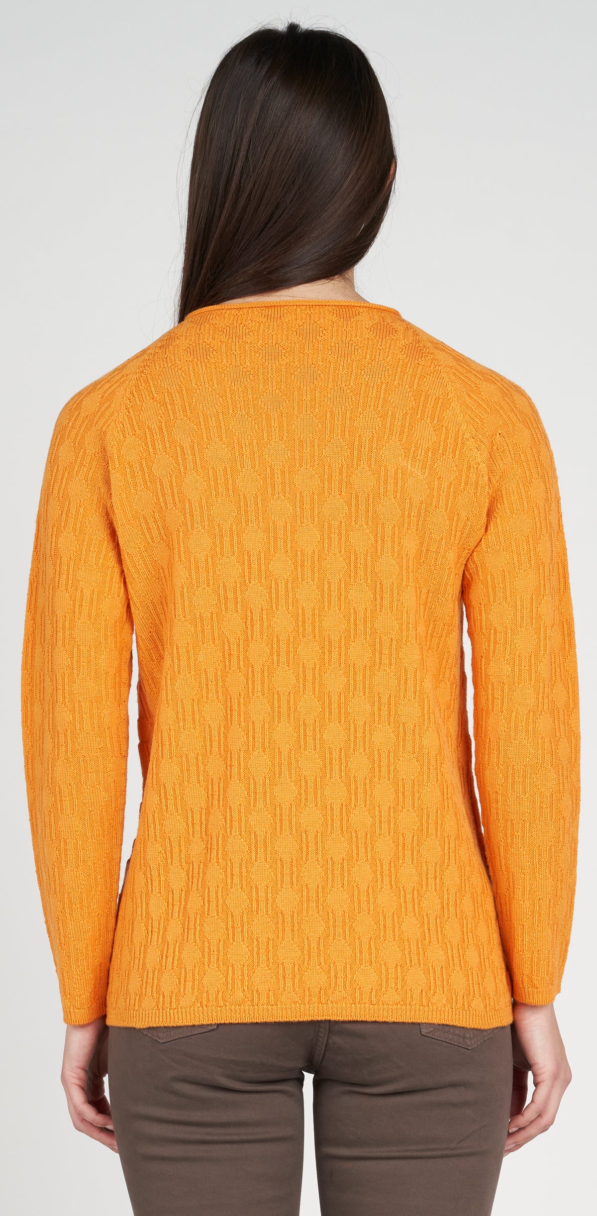 Diamond crew neck sweater