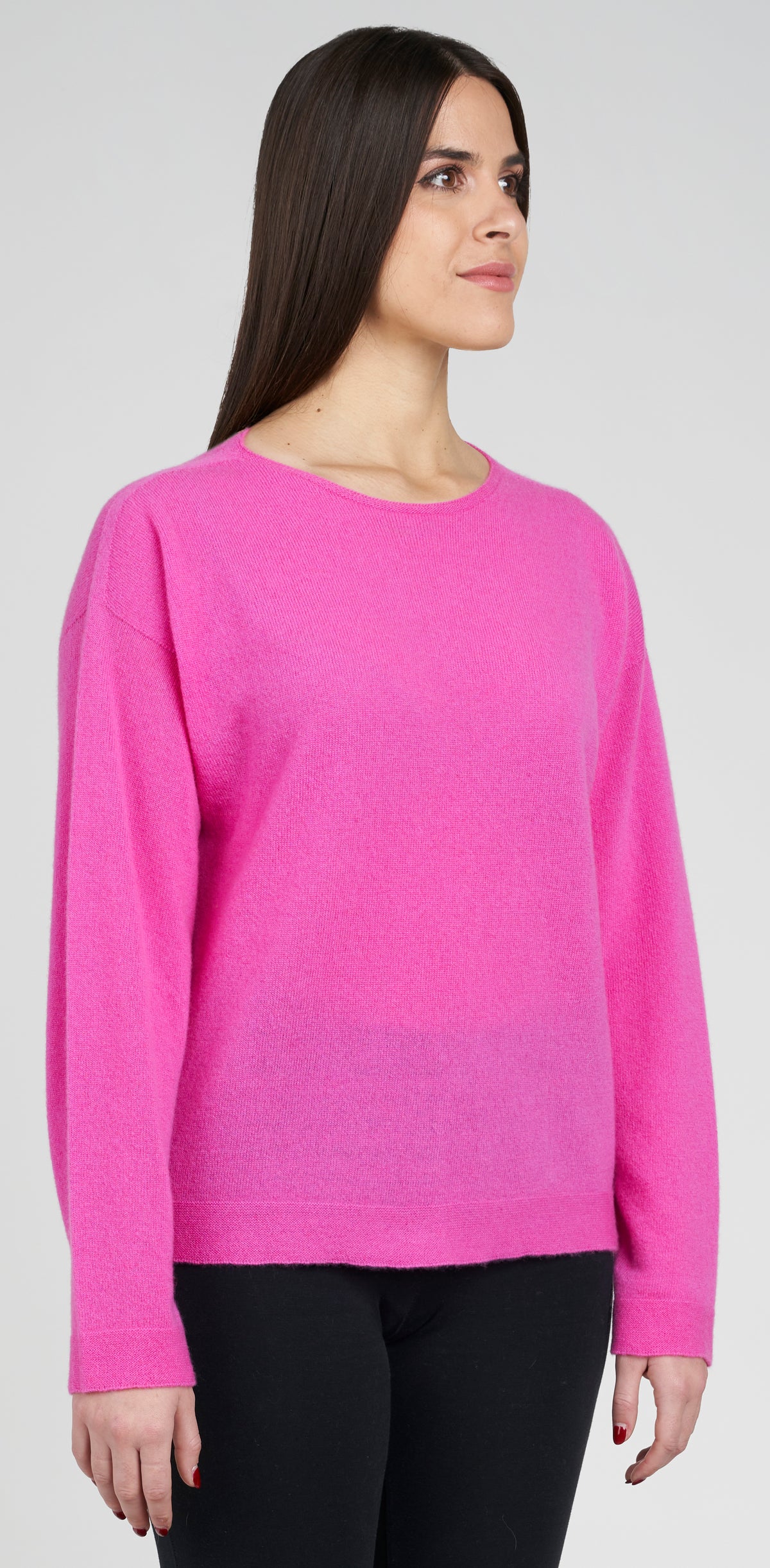 Boat neck top with back slit