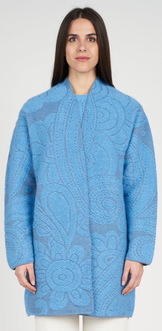 Cappotto jaquard