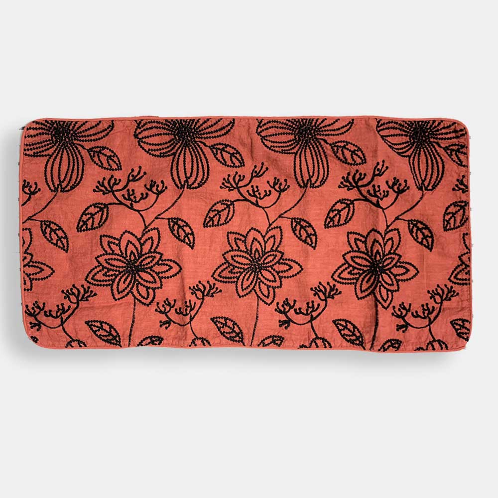 Decorative pillowcase with Leaves embroidery *While supplies last